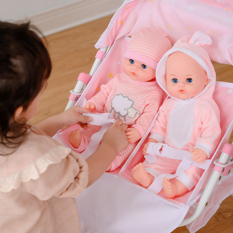 Interactive twin baby dolls online